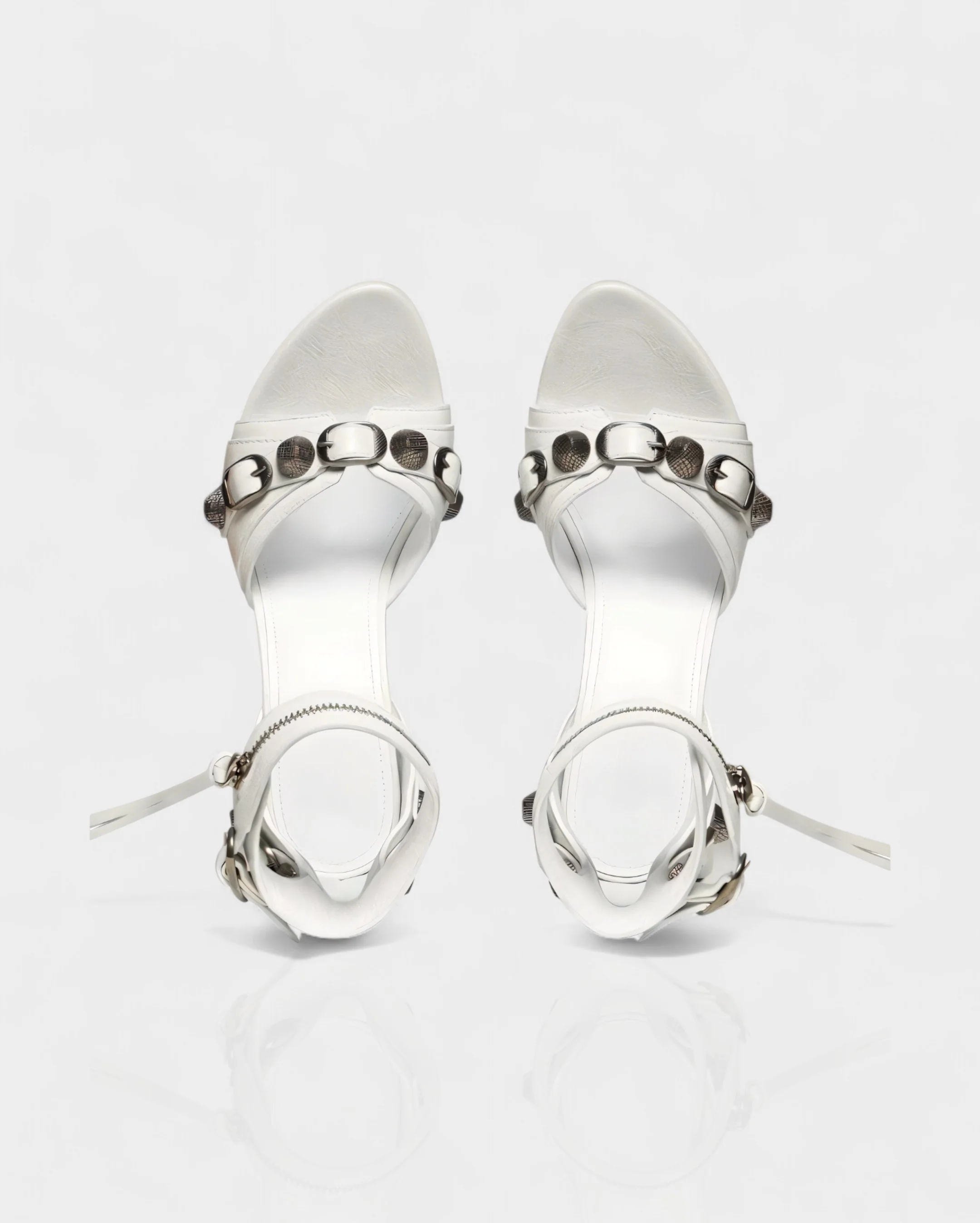PALISSE Buckle Detail Stiletto Heels - Image 12